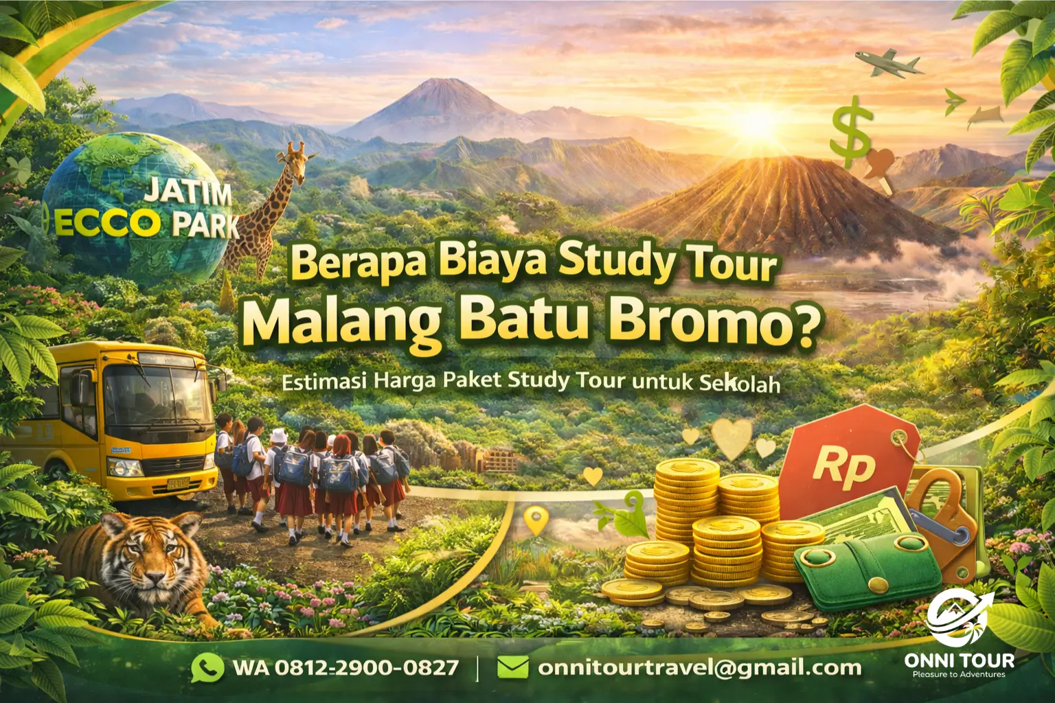 Biaya study tour Malang Batu Bromo untuk rombongan sekolah
